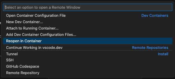 Visual Studio Code command palettes